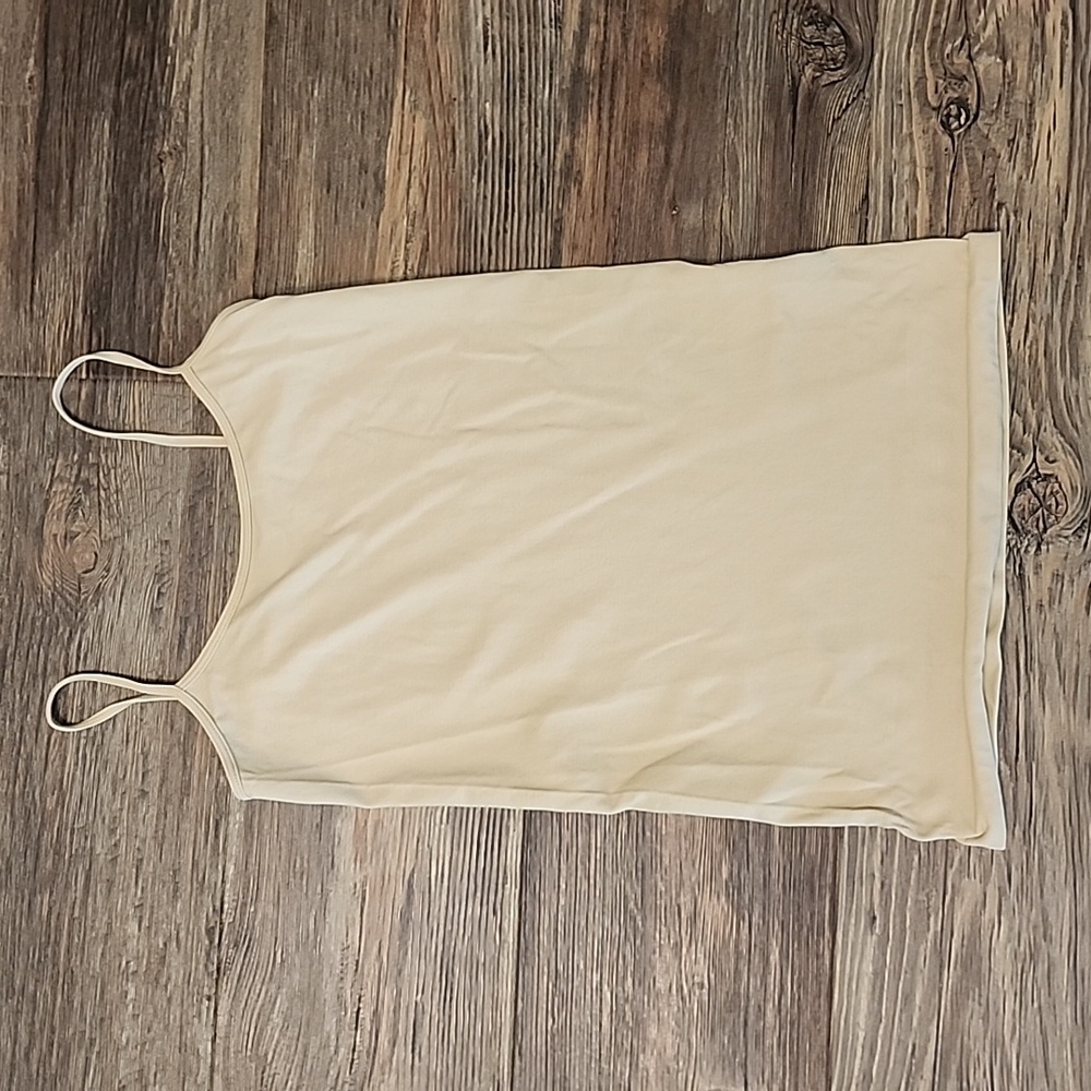 Simi Sue fitted cami, beige, one size